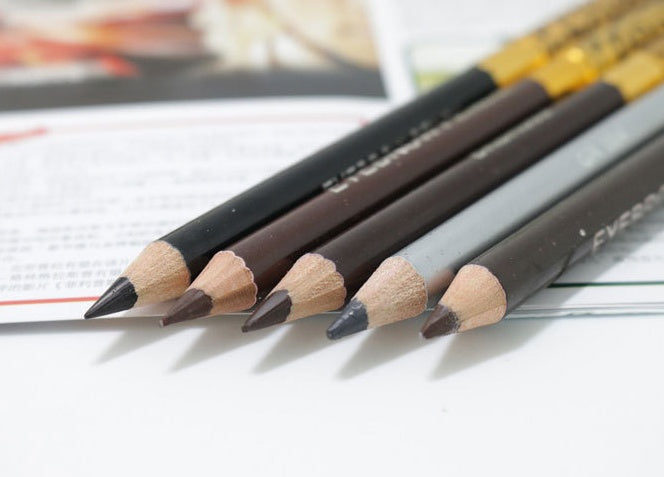 Perfect Waterproof Longlasting Make Up EyeLiner ,Eyebrow Pencil & Brush Eye Brow Makeup Tools