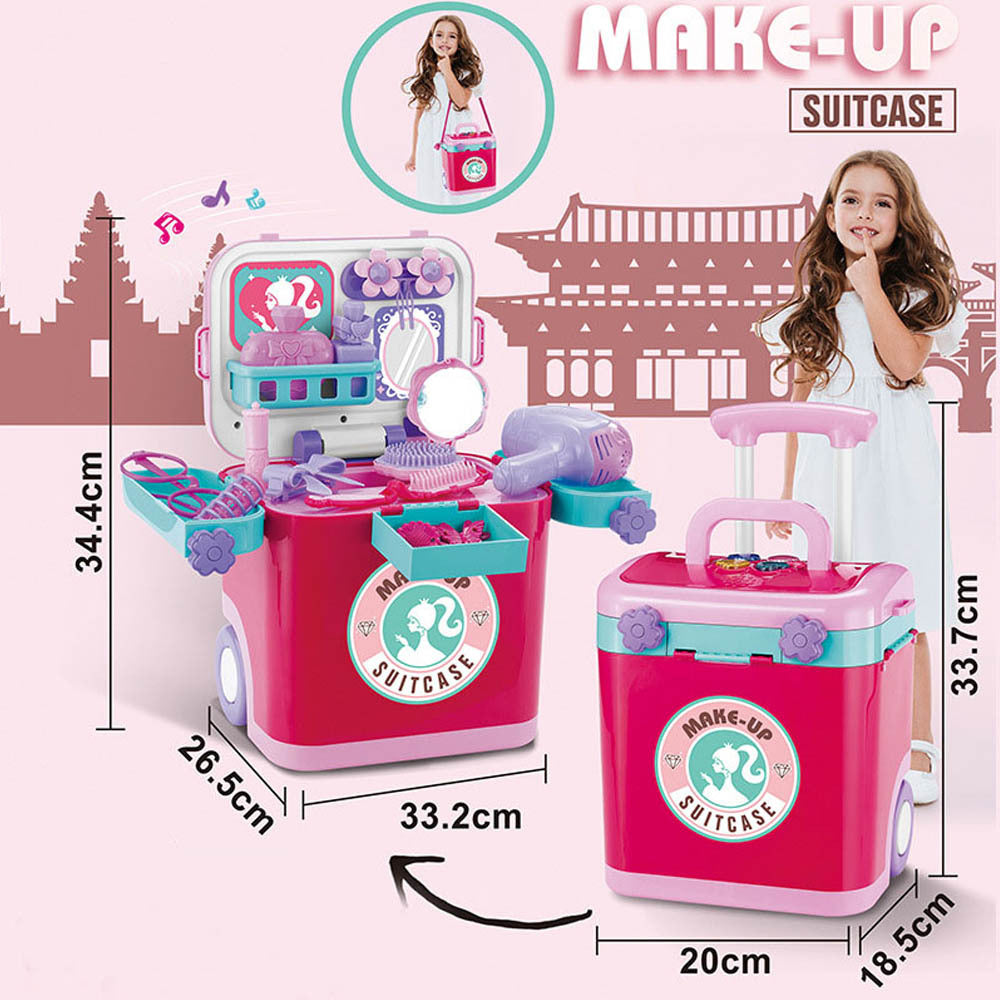 Childrens Sound And Light Pretend pop up Kitchen,  Barbecue ,Dessert Set, Makeup Tools Trolley Box ,Doctor Toy