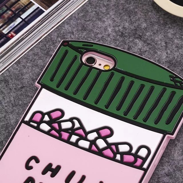 3D Love Potion Chill Pills Bottle Soft Phone Case