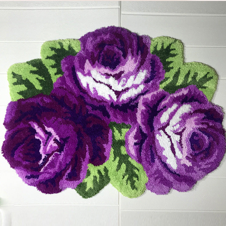 Flower Rug Modern Hallway