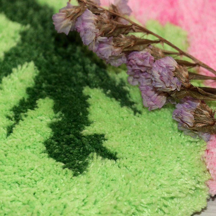 Flower Rug Modern Hallway