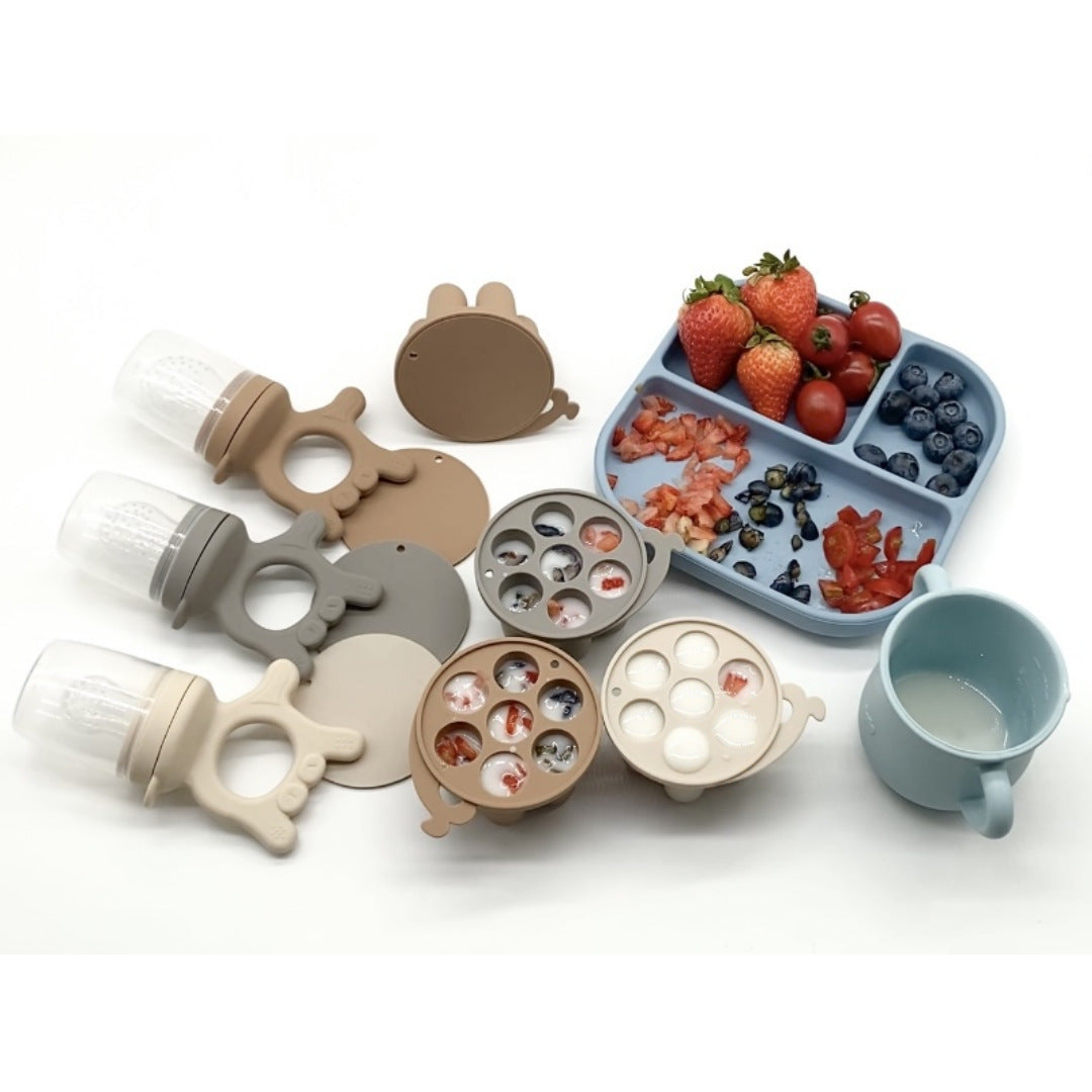 Baby Fruit And Vegetable Music Food Grade Full Silicone Fruit Happy Bite