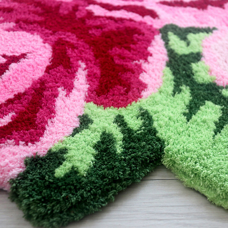 Flower Rug Modern Hallway
