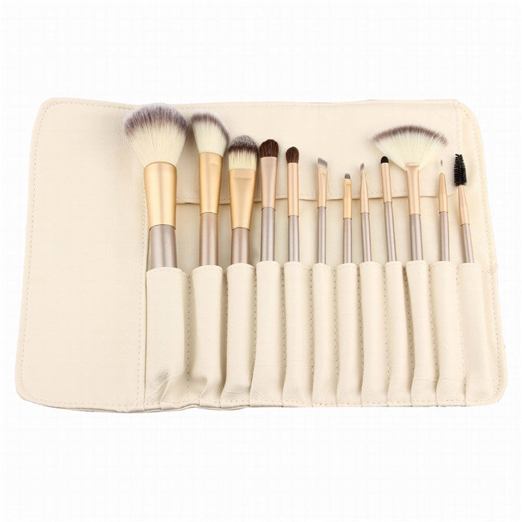 White Make-up Brush, Sets,  Portable Beauty And Makeup Tools