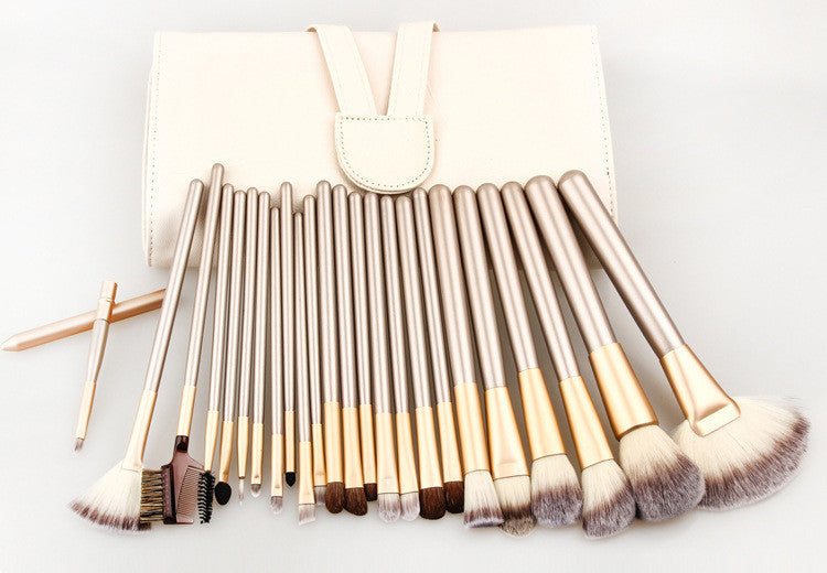 White Make-up Brush, Sets,  Portable Beauty And Makeup Tools