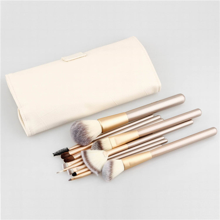 White Make-up Brush, Sets,  Portable Beauty And Makeup Tools