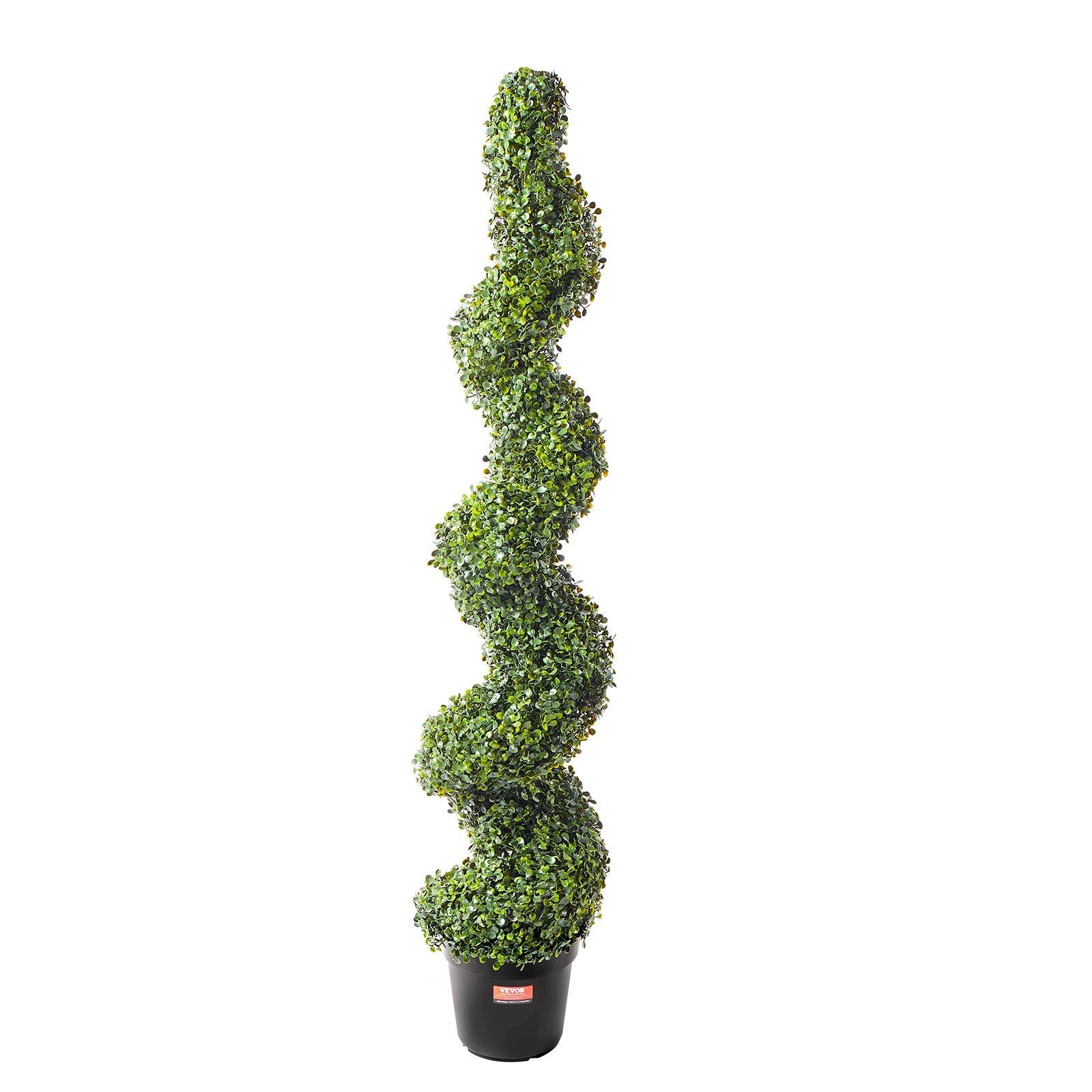 2 Pack 5' Artificial Boxwood Topiary Tree Faux Plant UV Decor In Outdoor