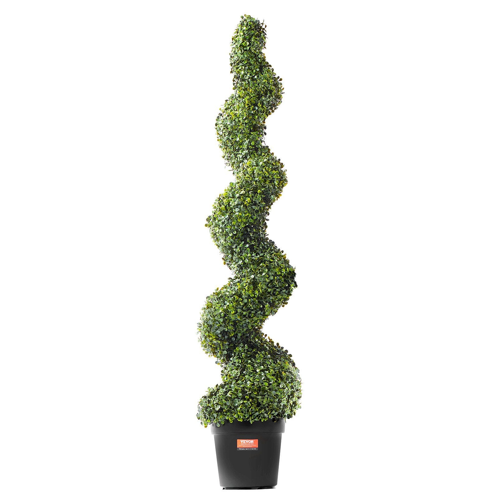 2 Pack 5' Artificial Boxwood Topiary Tree Faux Plant UV Decor In Outdoor