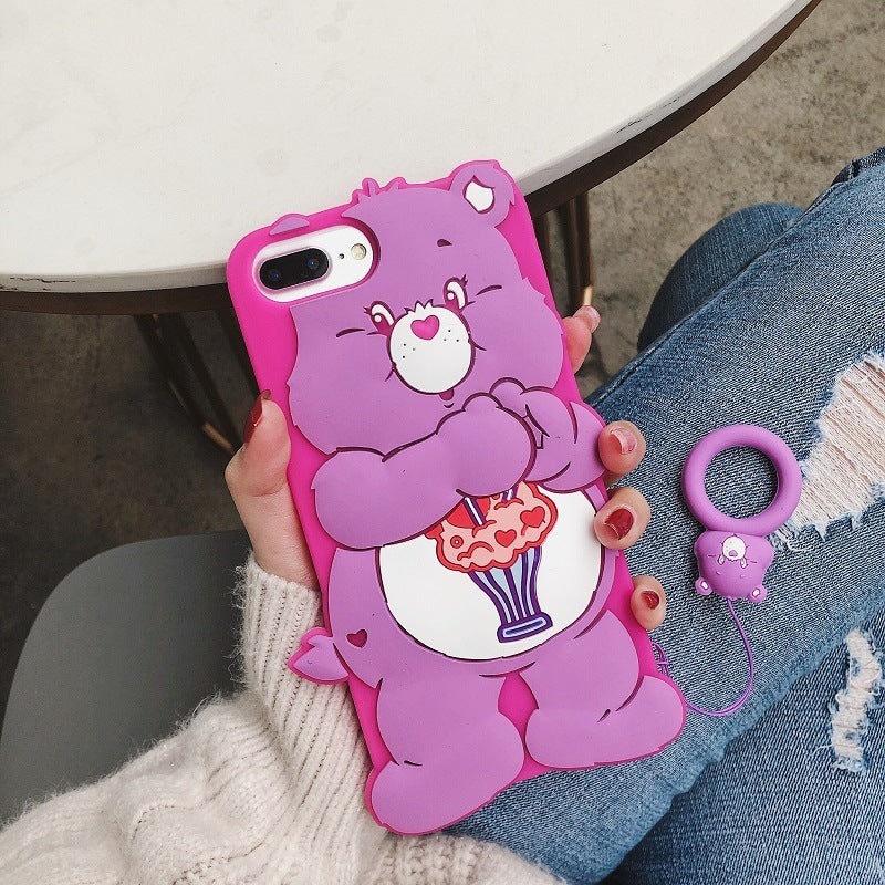 Care Bears cartoon rainbow bear mobile phone case