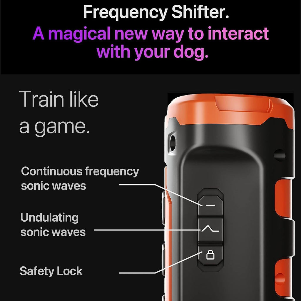Dog Bark Deterrent Device Stops Bad Behavior, Professional Dog Training Tool, Anti Bark Device For Dogs,   Emitters 50ft Range For Dog Training,  To Bark Collar,Dog Training Collar