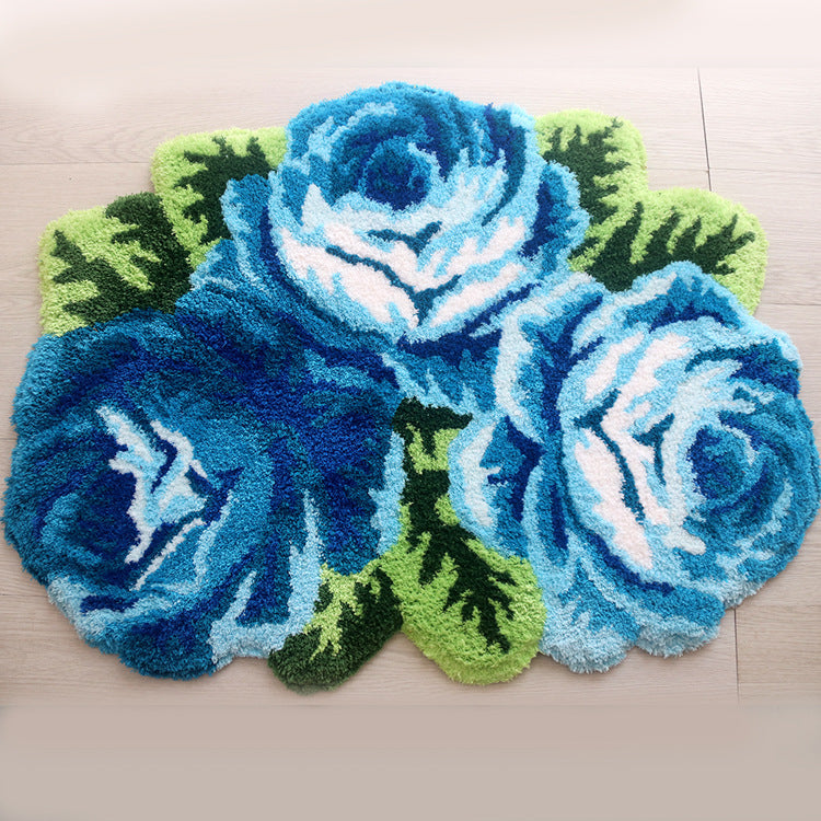 Flower Rug Modern Hallway