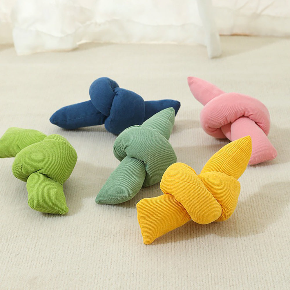 Dog Rope Toys Knots Chew Rope Toy ,Cat Pull Rope Natural Cotton Rope Dog Toys - Premium White Knot Dog Rope Toy - Interactive Dog Tug Toy