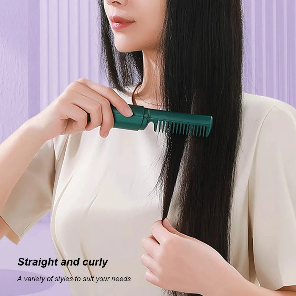 Wireless Hair Straightener Comb ,Fast Heating