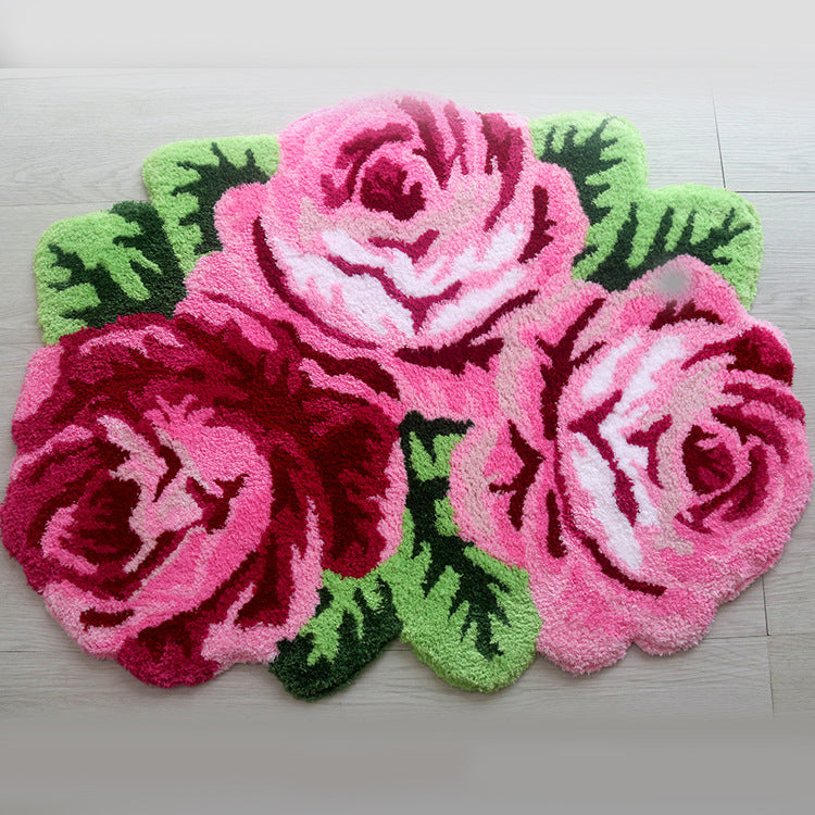 Flower Rug Modern Hallway