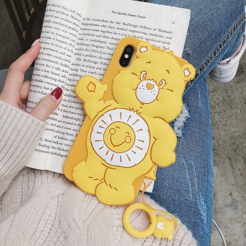 Care Bears cartoon rainbow bear mobile phone case