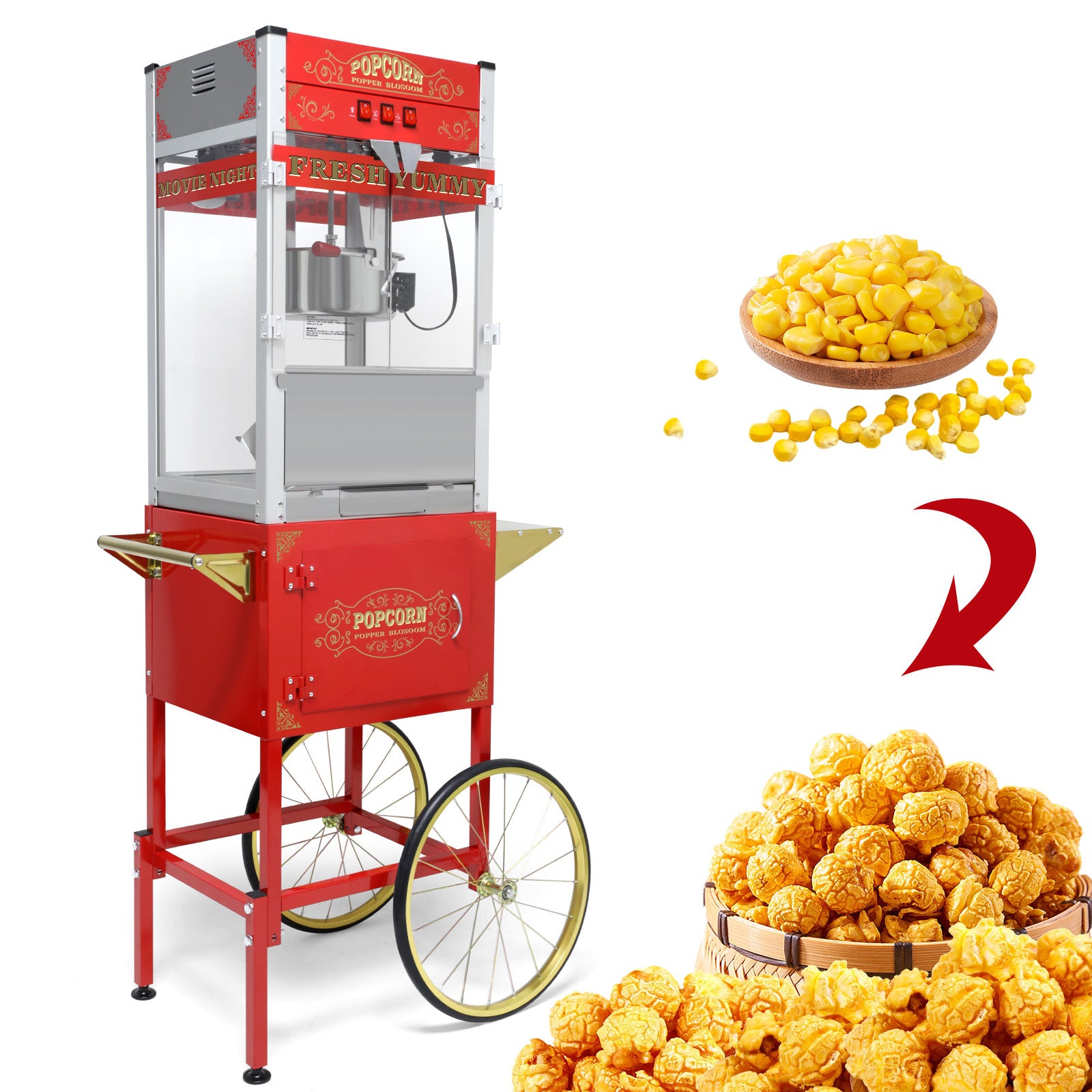 Luxury l Fully Automatic Popcorn Machine