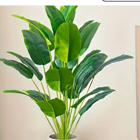 Faux Green Plant 12-24 Head Beam Round Back Of Turtle Wall Decoration Garden