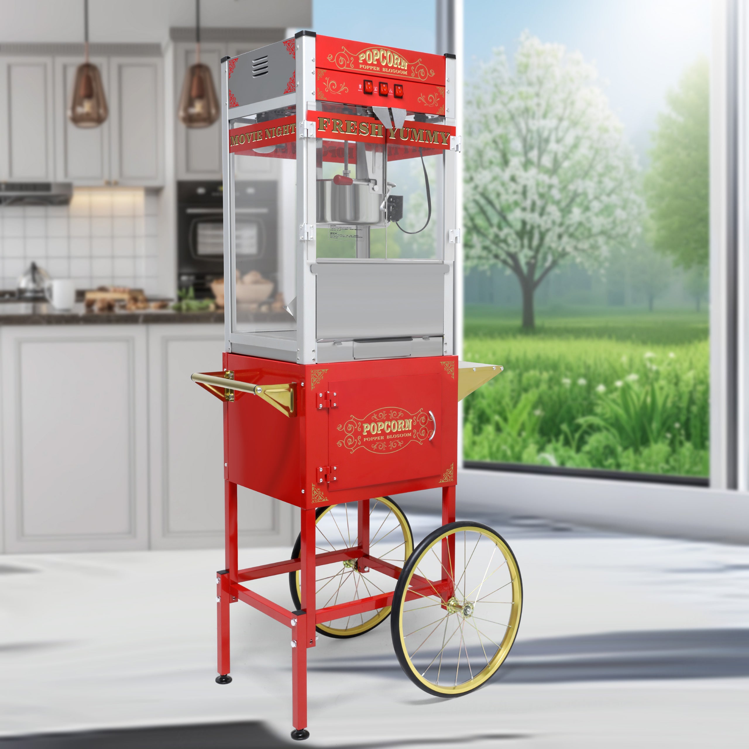 Luxury l Fully Automatic Popcorn Machine