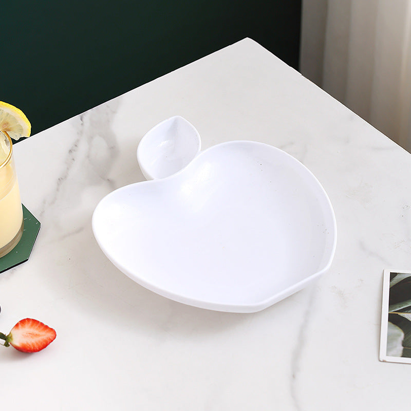 Dumpling Plate Creative Snack Dipping Sauce Fruit Snack With Base