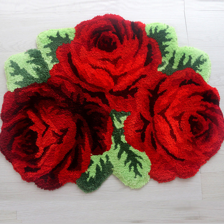 Flower Rug Modern Hallway