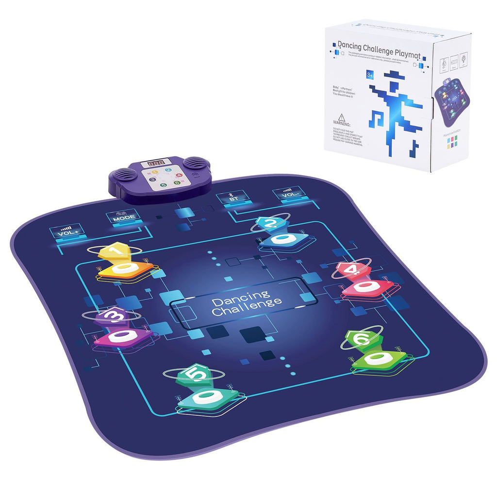 Dance Mat For Kids Dance Pad Toy With Wireless Bluetooth Gift For 3 Girls