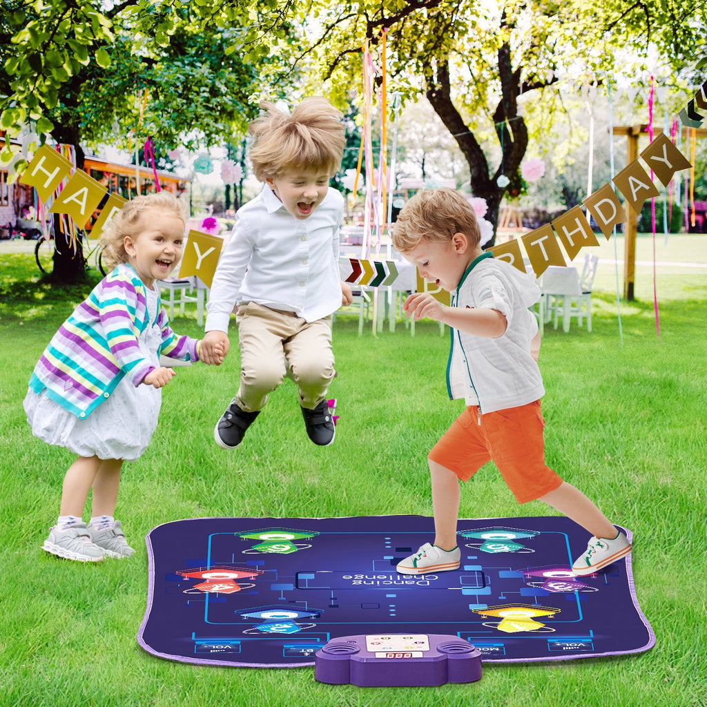 Dance Mat For Kids Dance Pad Toy With Wireless Bluetooth Gift For 3 Girls