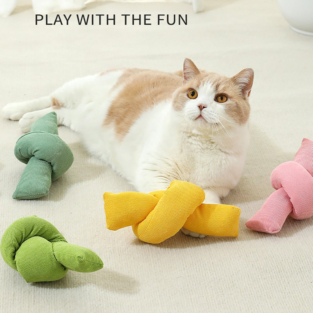 Dog Rope Toys Knots Chew Rope Toy ,Cat Pull Rope Natural Cotton Rope Dog Toys - Premium White Knot Dog Rope Toy - Interactive Dog Tug Toy