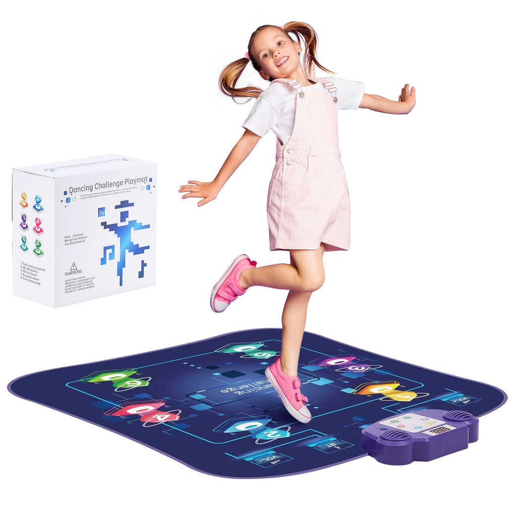 Dance Mat For Kids Dance Pad Toy With Wireless Bluetooth Gift For 3 Girls