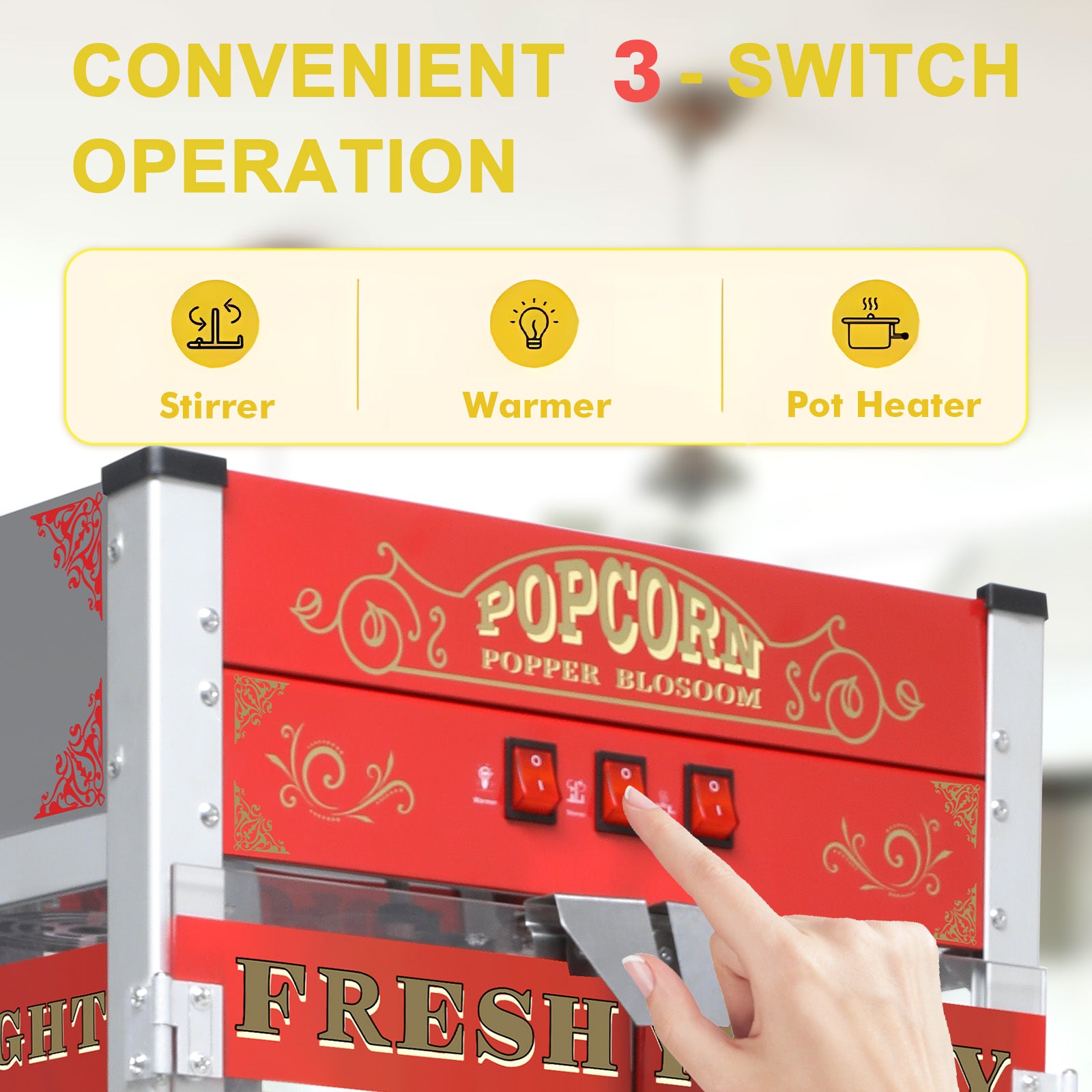 Luxury l Fully Automatic Popcorn Machine