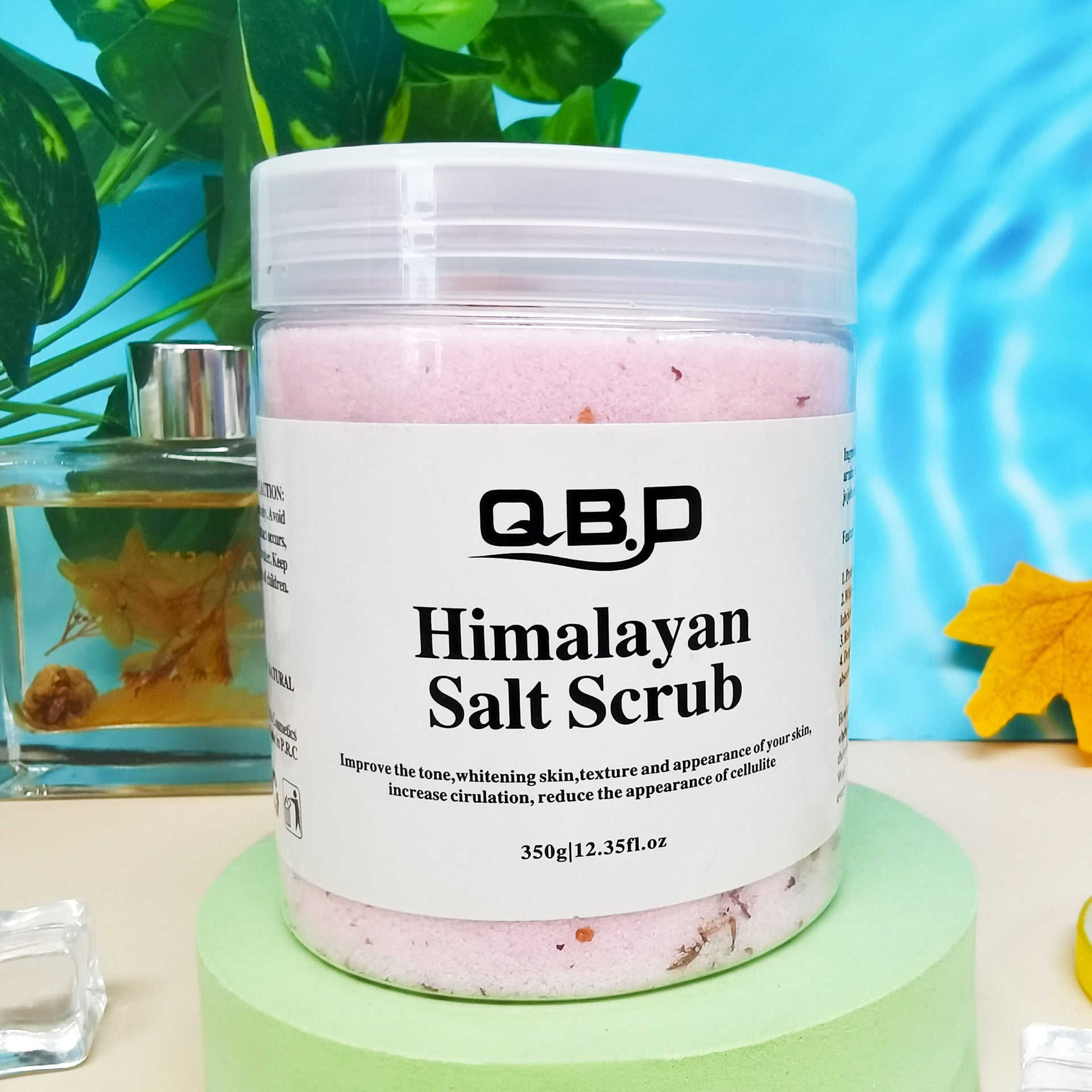 Rose Milk Petals Bath Salts Cleansing Exfoliating