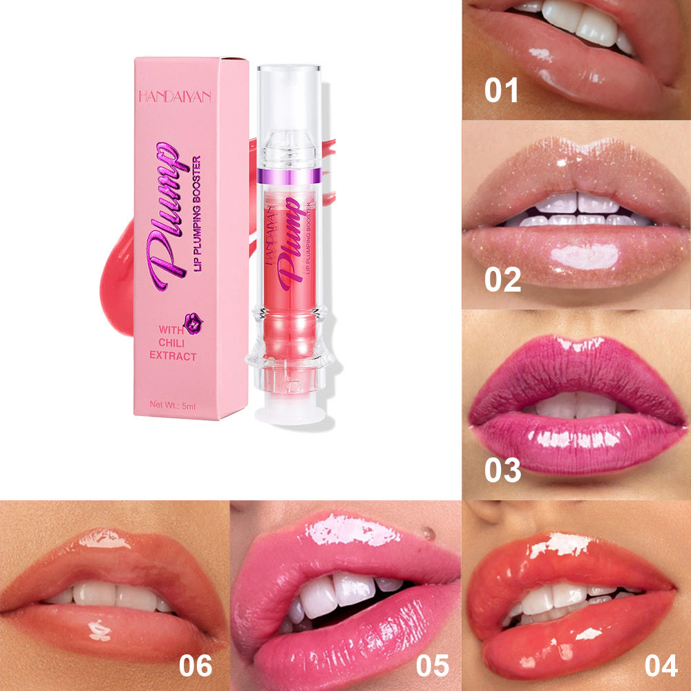 Rich Lip Color Slightly Spicy Lip Honey Lip Glass Mirror Face Lip Mirror Liquid Lipstick